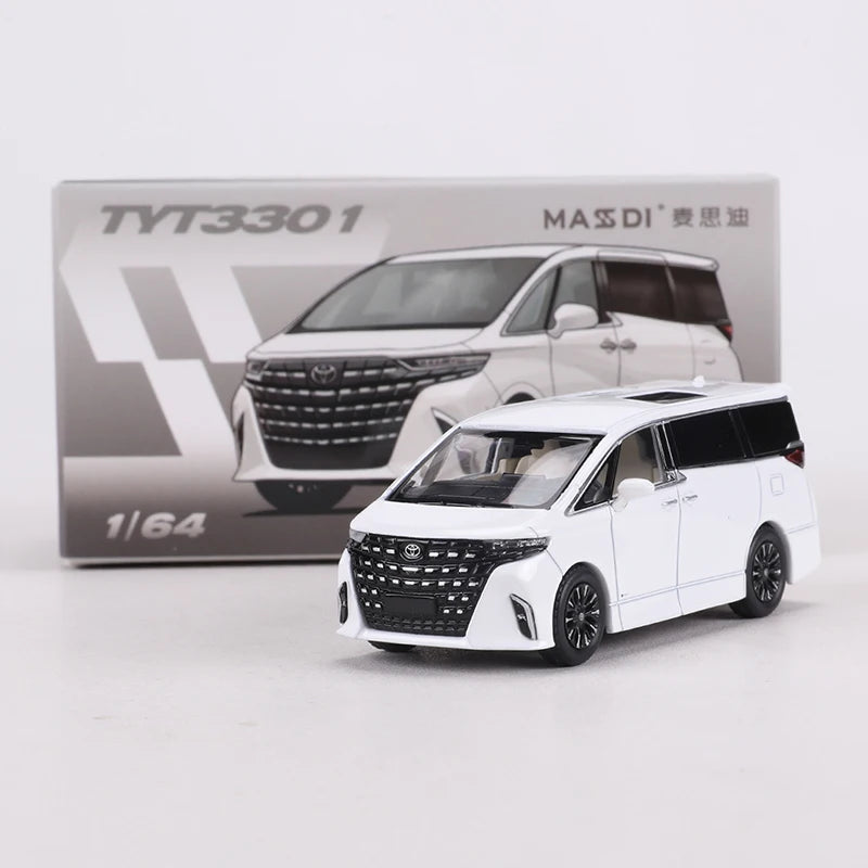 Toyota 2023 ALPHARD Alloy Masdi 1:64 Scale Diecast Model Car