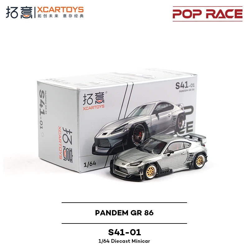 Pop Race Pandem GR 86 GR 86 1 64 Metal Plastic Parts 1:64 Diecast
