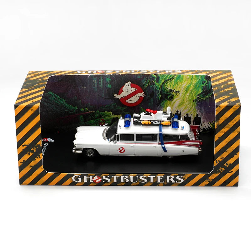 Ys 1 64 New Ghostbuster Miller Meteor 1959 Ecto 1 1:64 Diecast