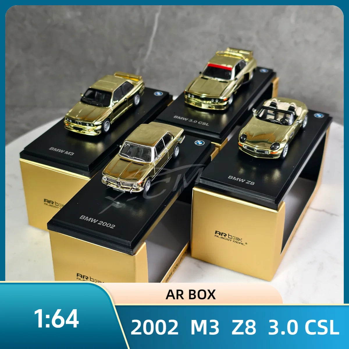 Almost Real AR Box 2002 Z8 M3 3.0 CSL 1:64 Diecast