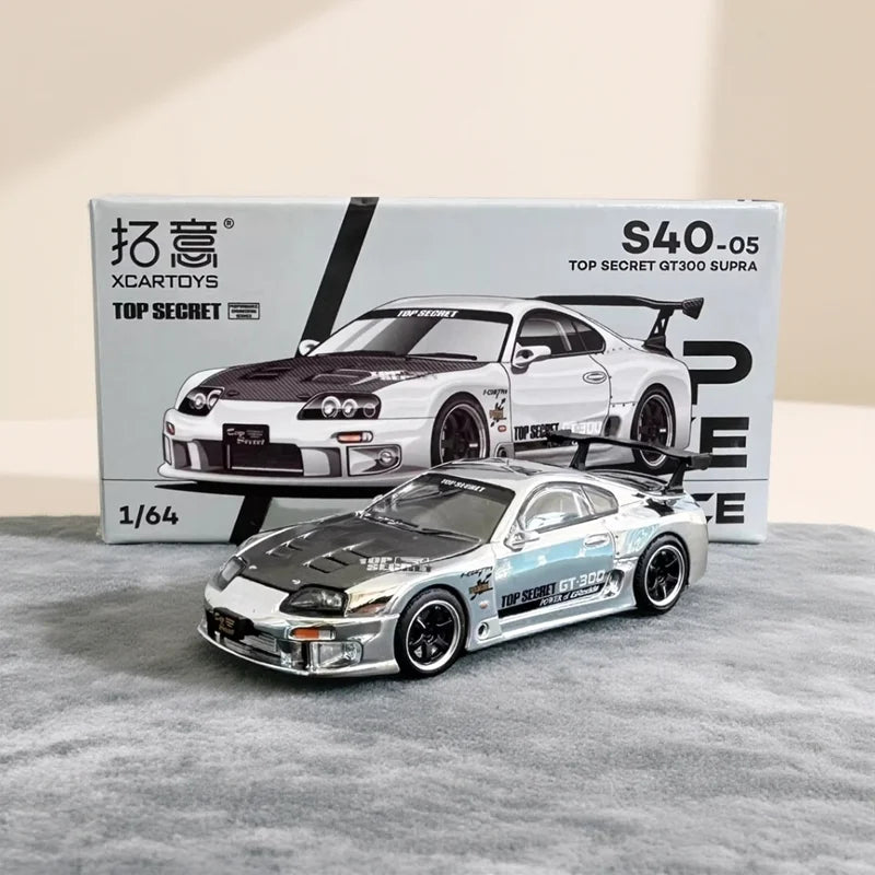 Pop Race XCARTOYS GT300 Supra 1 64 Metal Plastic Parts S40 1:64 Diecast