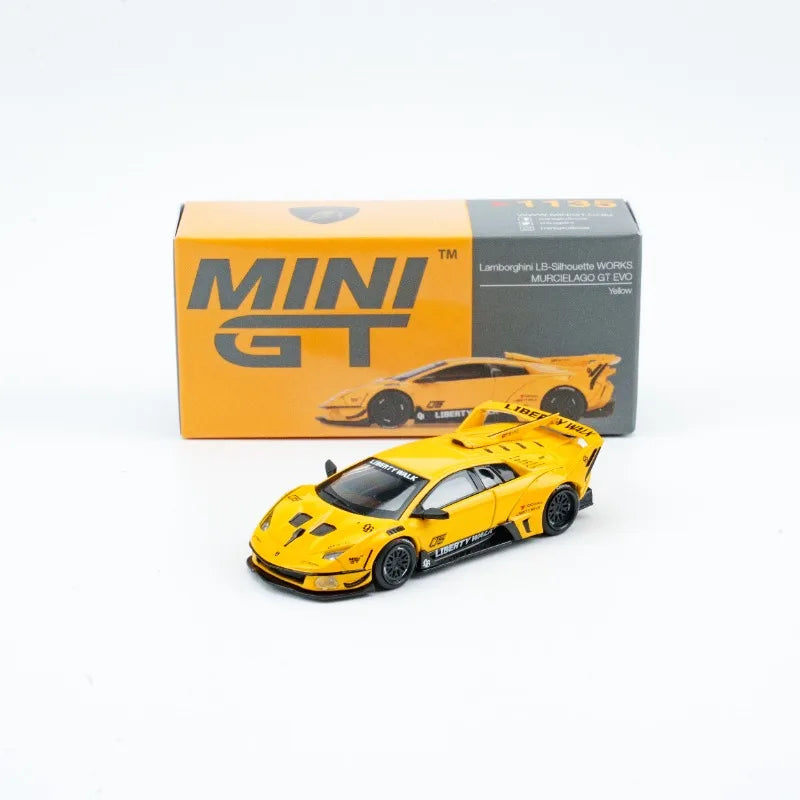 MINI GT MINI Cooper GT Evo Yellow 1:64 Diecast