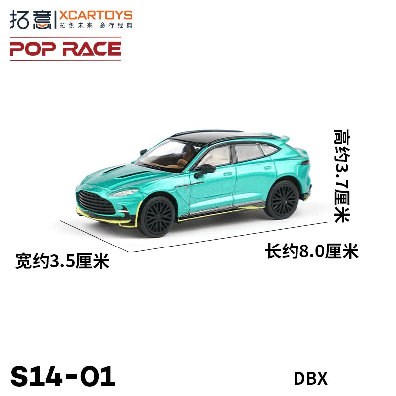XCARTOYS Pop Race Dbx 8 64 Metal Plastic 1:64 Diecast
