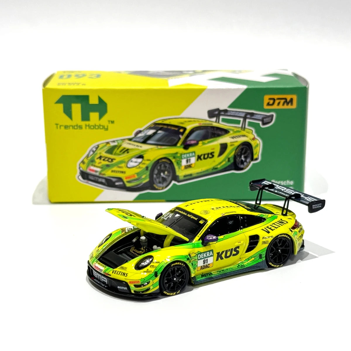 Porsche 911 GT3 DTM TH Model 1:64 Diecast