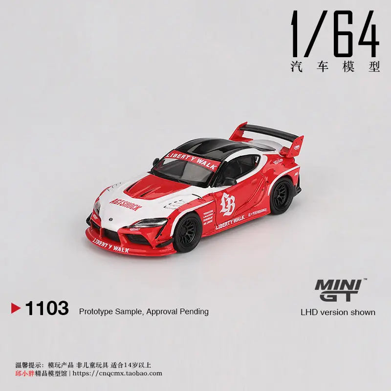 MINI GT MINI Cooper MINI Toyota Supra GR Supra 1:64 Diecast