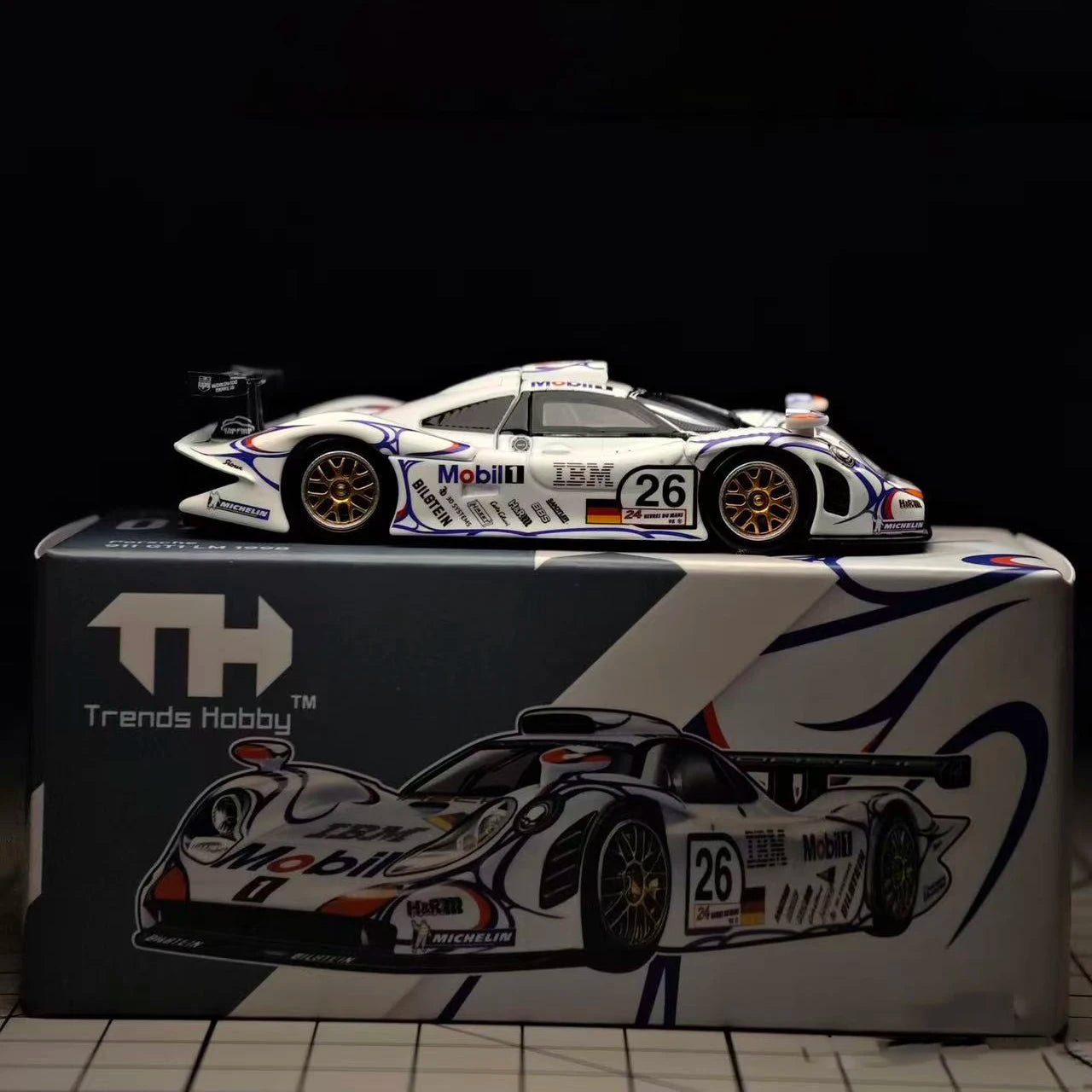 Trends Hobby 1 64 Porsche 911 Gt1 Lm 1998 Collectible 1:64 Diecast