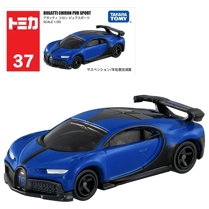 Takara Tomy Tomica No 37 Bugatti Chiron Pure Sport 1 1:64 Diecast