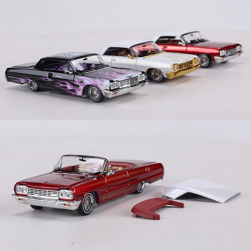 Fineworks 1 64 Chevrolet Impala Hardcover Edition Open Full Door 1:64 Diecast
