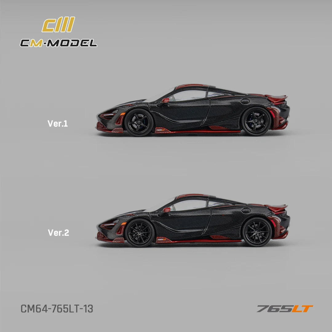 CM 765LT 13 765LT Two Wheel Styles Full Carbon 1 1:64 Diecast