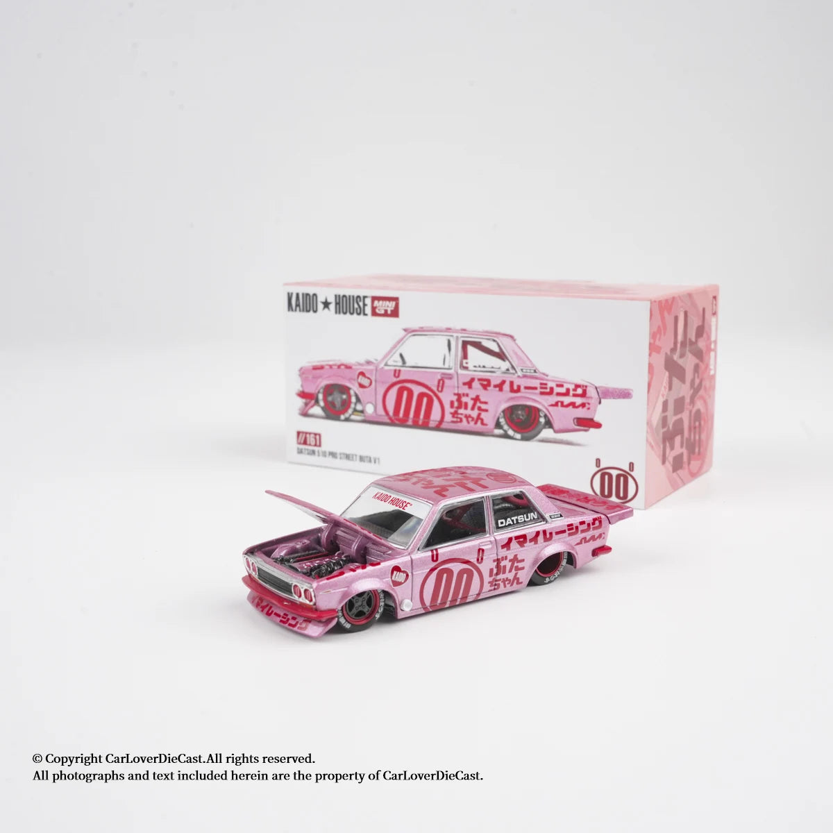 Kaido House Datsun 510 Pro Street Buta V1 1:64 Diecast