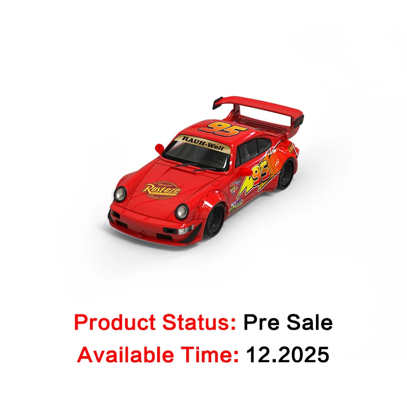 Toyota RWB 964 Supra A90 Lightning Time Micro 1:64 Scale Diecast Model Car