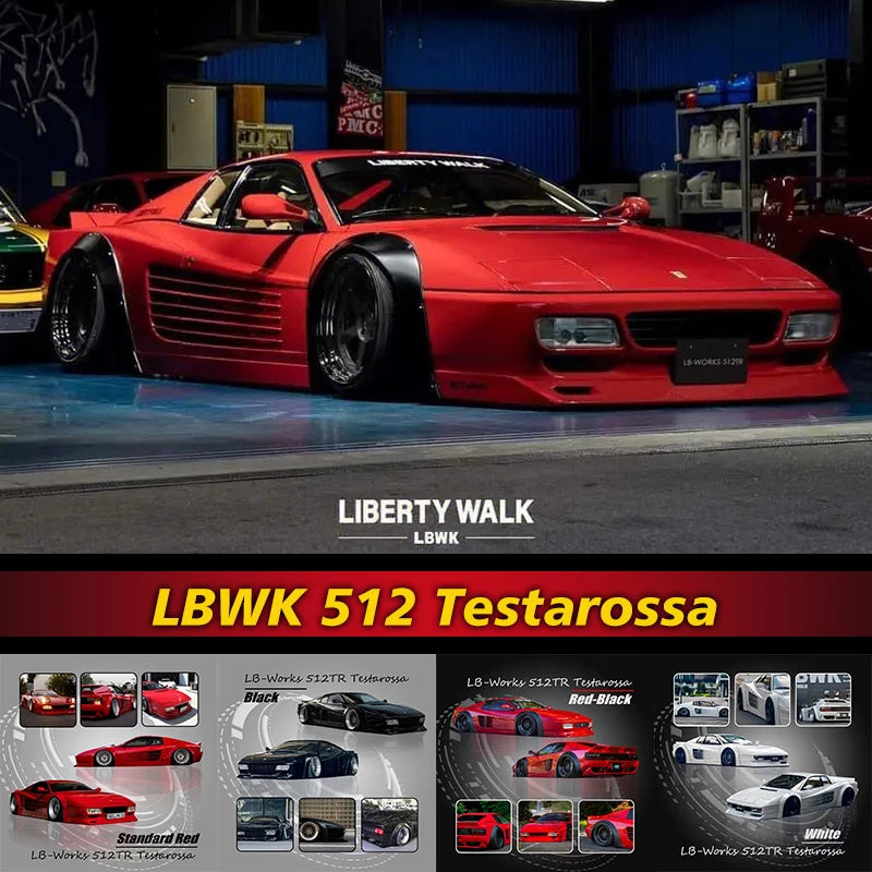Ferrari 512 TR Teossa LBWK Star 1:64 Diecast