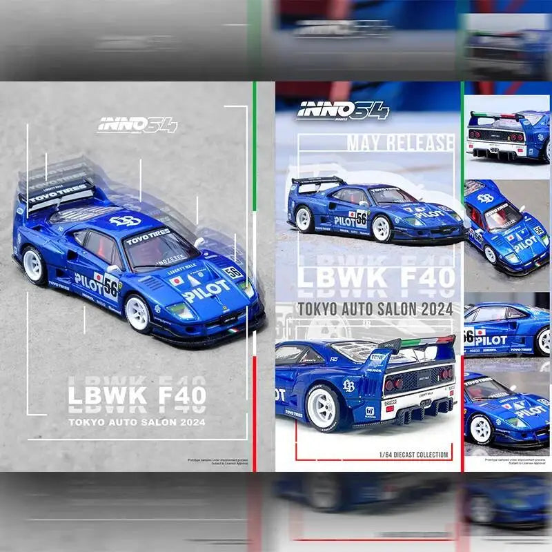 Inno 1 64 Lbwk F40 RX-7 RX-3 308 GTB GT-R 1:64 Diecast