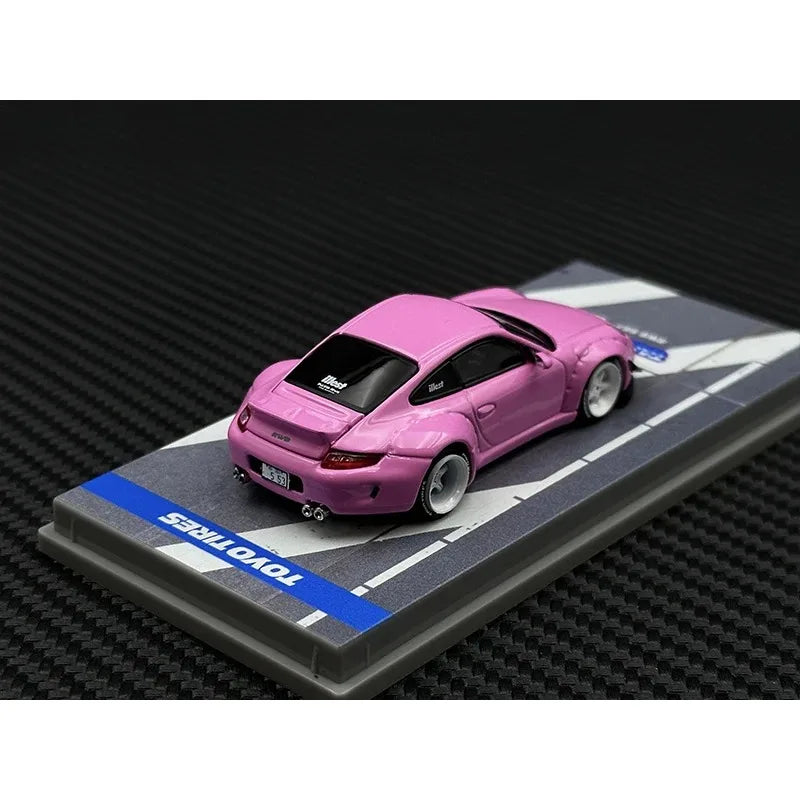 Tarmac Works Porsche TW RWB 997 Pink 1:64 Diecast