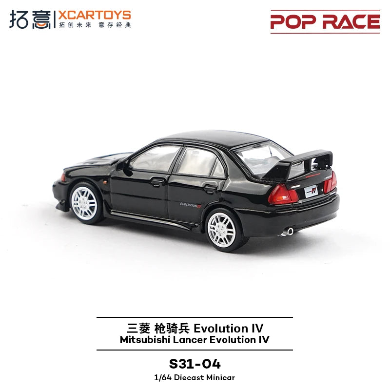 XCARTOYS Pop Race Lancer Evolution Iv Evo 1 64 Metal Plastic 1:64 Diecast