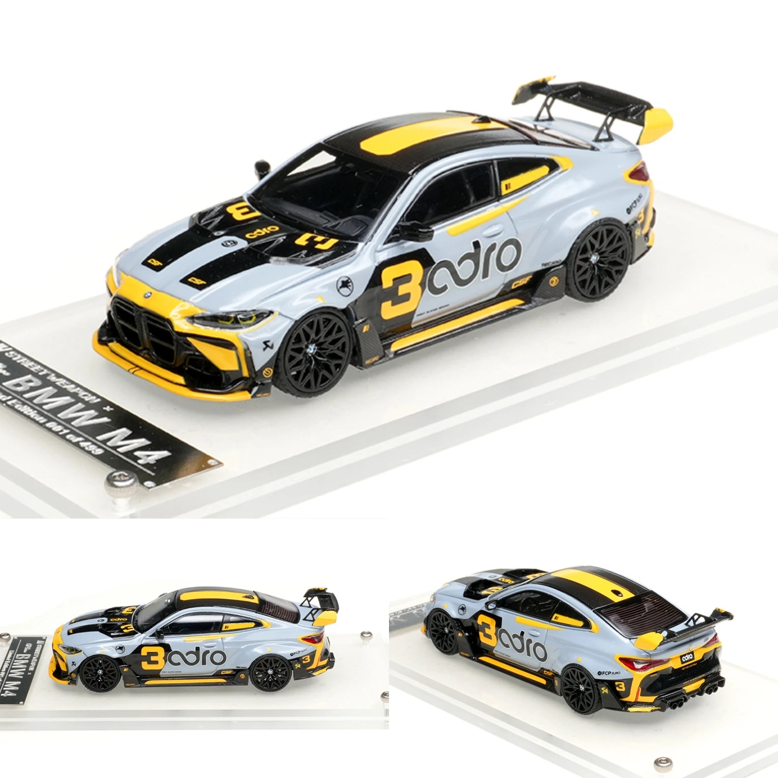 BMW G82 M4 Diorama Street Weapon 1:64 Diecast