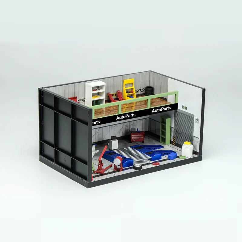 MH Repair Garage Diorama 1:64 Display