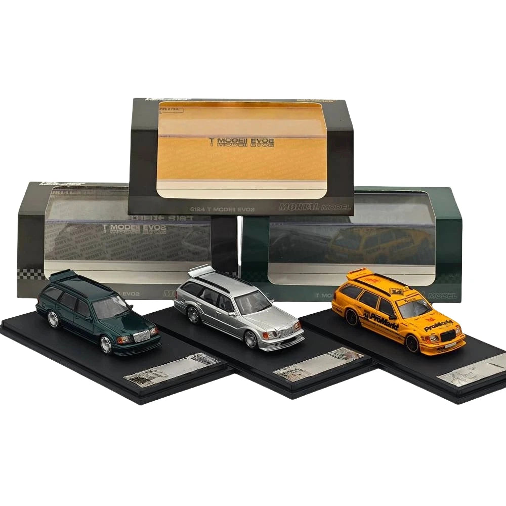 Mercedes-Benz S124 T MODEII EVO2 Wagon Taxi 1:64 Diecast
