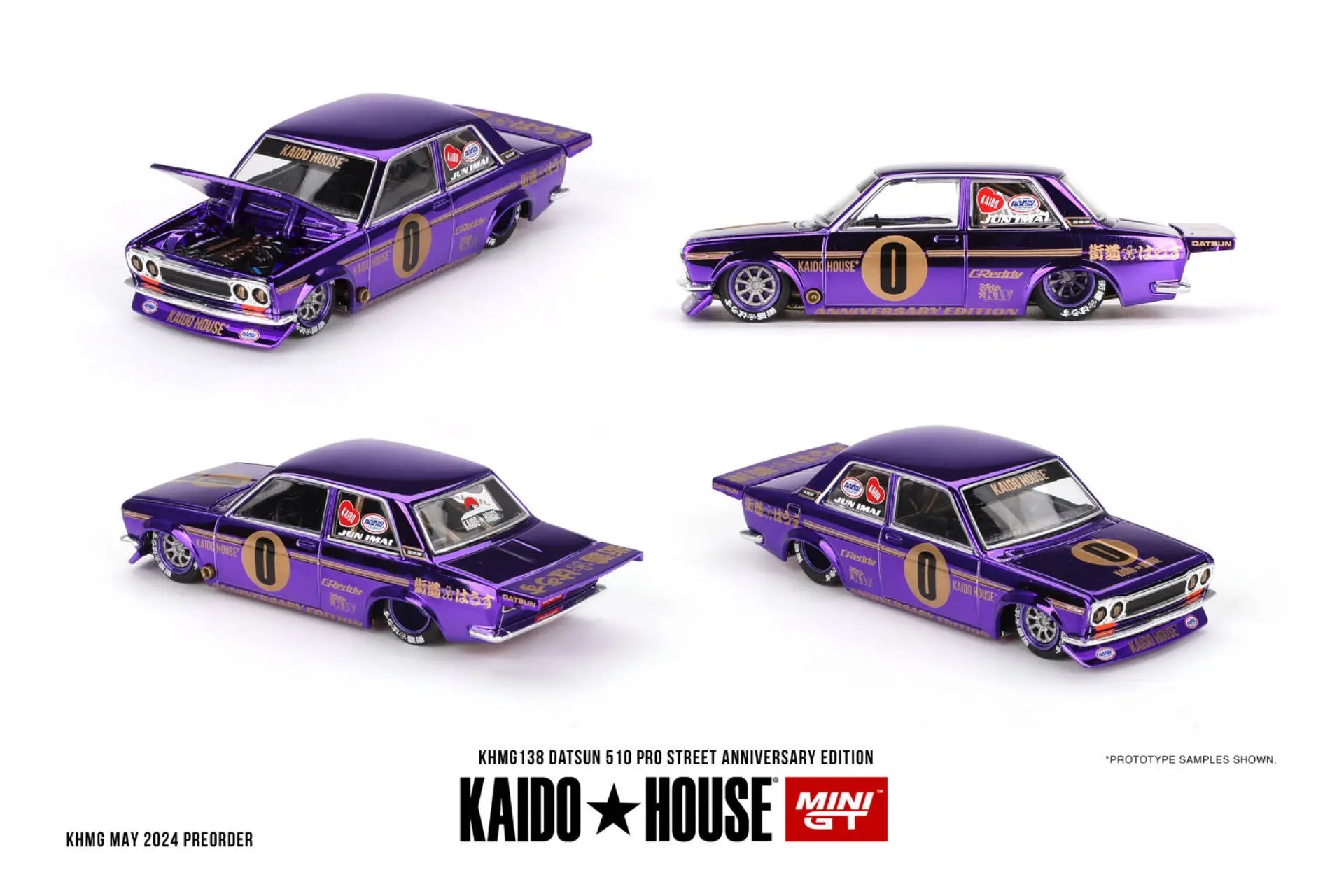 Kaido House Datsun 510 Pro Street Buta V1 1:64 Diecast