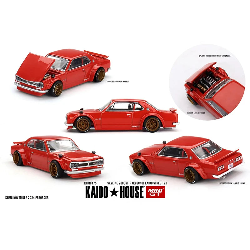 MINI GT Khmg 173 1 64 Honda NSX Racing V2 Openable 1:64 Diecast