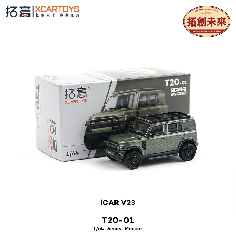 XCARTOYS Icar V23 1 64 Metal Plastic Parts T20 01 1:64 Diecast