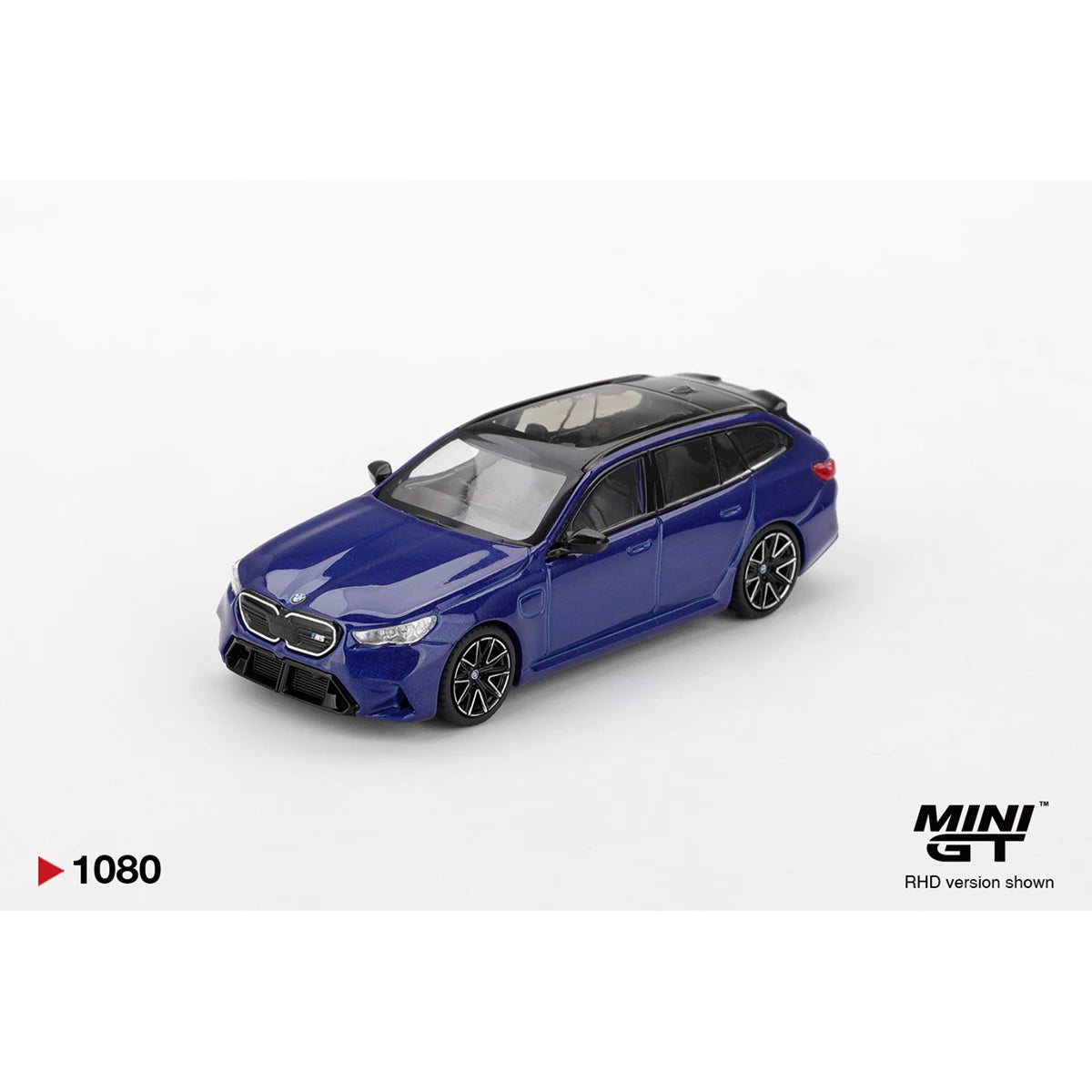 MINI GT BMW M5 Touring G99 Marina Bay Blue 1:64 Diecast