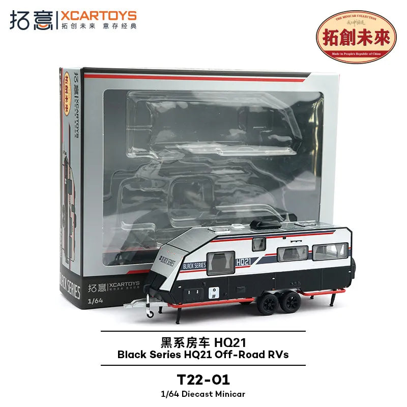 XCARTOYS Black Hq21 Off Road Rvs 1 64 Metal Plastic 1:64 Diecast