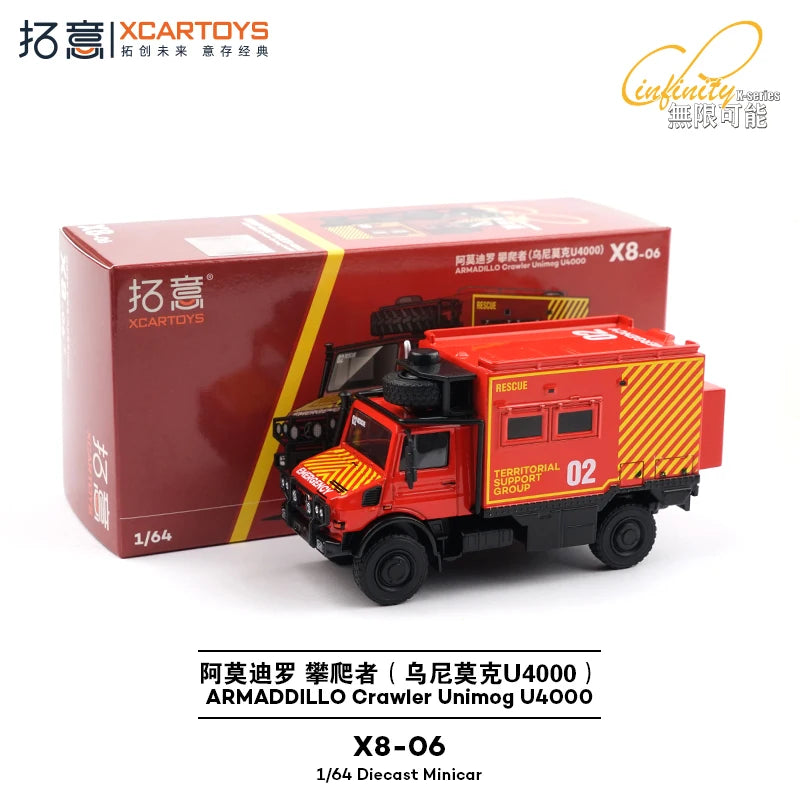 XCARTOYS Crawler U4000 1 64 Metal Plastic Parts X8 06 1:64 Diecast