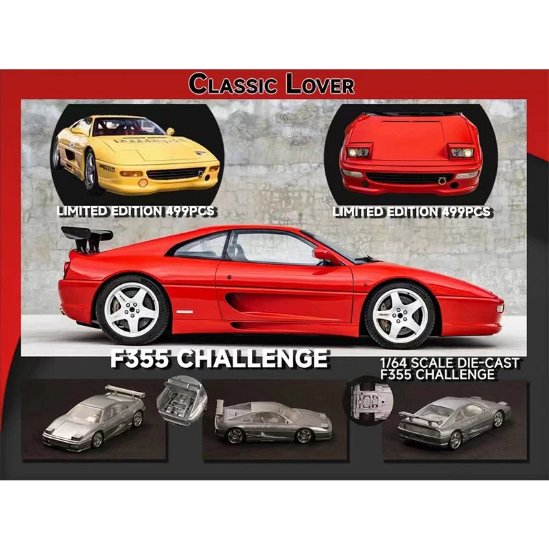 Ferrari F355 Challenge CL Model 1:64 Diecast