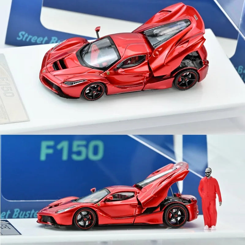 Street Buster 1 64 Laferrar F150 Aperta Metallic Red with 1:64 Diecast