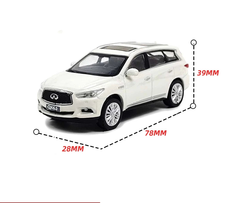 Infiniti Q70 QX60 QX70 QX80 QX30 1:64 Diecast