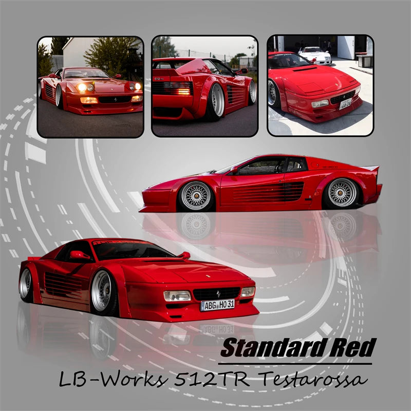 Star 1 64 Lbwk Lb Works 512tr Testarossa Limited999 1:64 Diecast