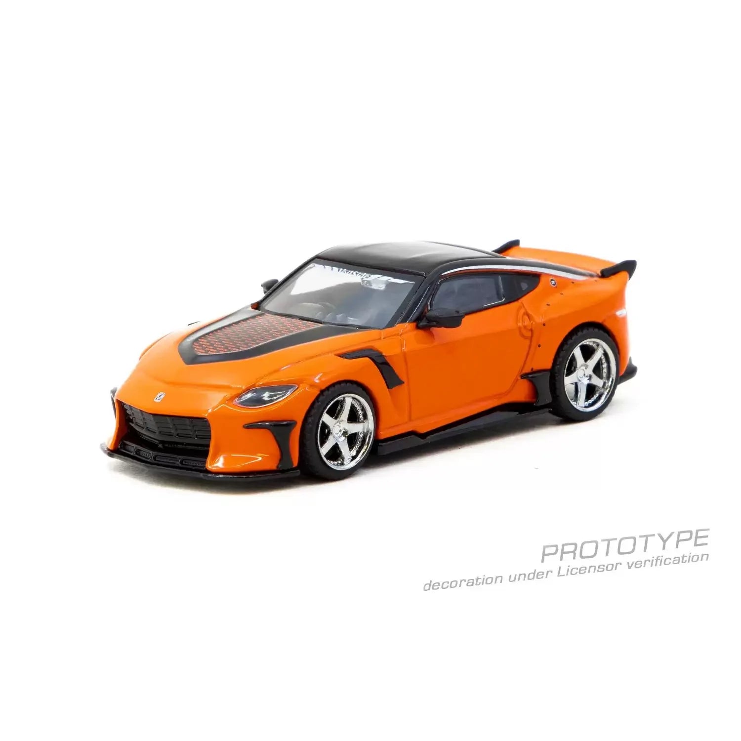 Tw 1 64 Nissan Veilside Ffz400 Fairlady Z Orange Tarmac 1:64 Diecast