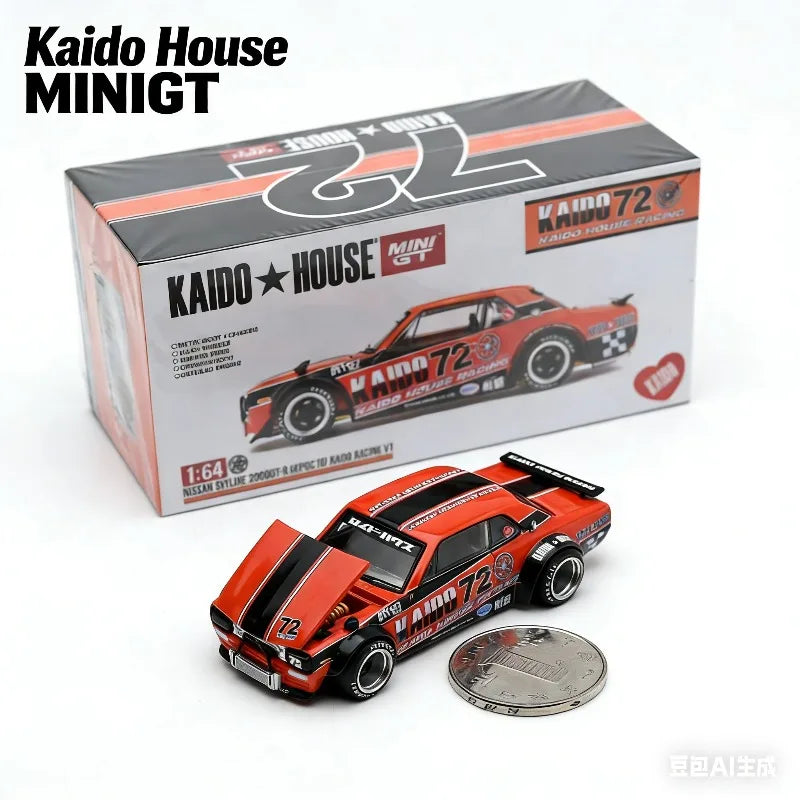 MINI GT Nissan Skyline 2000GTR Kaido House 1:64 Diecast