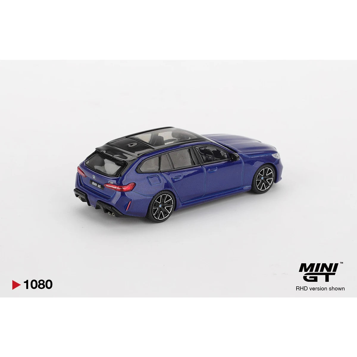 MINI GT BMW M5 Touring G99 Marina Bay Blue 1:64 Diecast