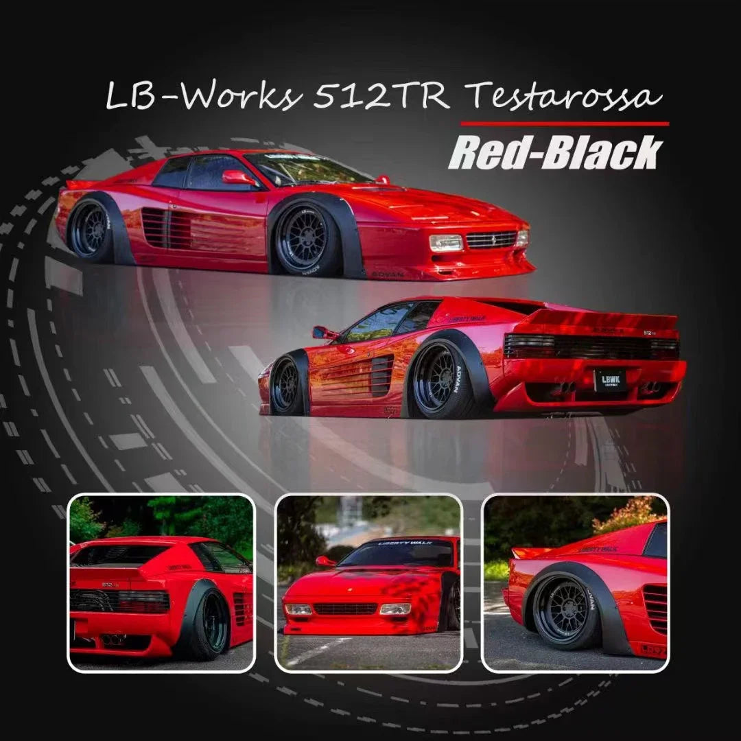 Ferrari 512 TR Teossa LBWK Star 1:64 Diecast