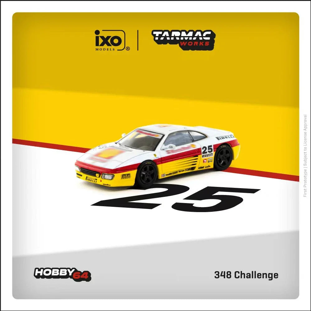Tarmac Works Ferrari 348 Challenge Italian 1:64 Diecast