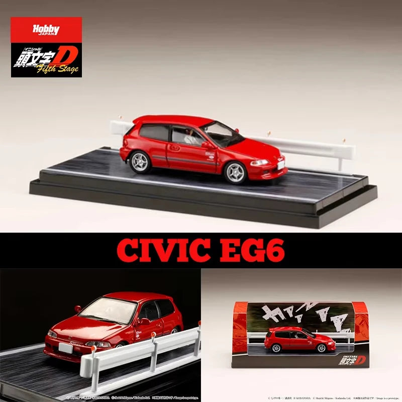 Hobby Japan Honda Civic EG6 Initial D 1:64 Diecast