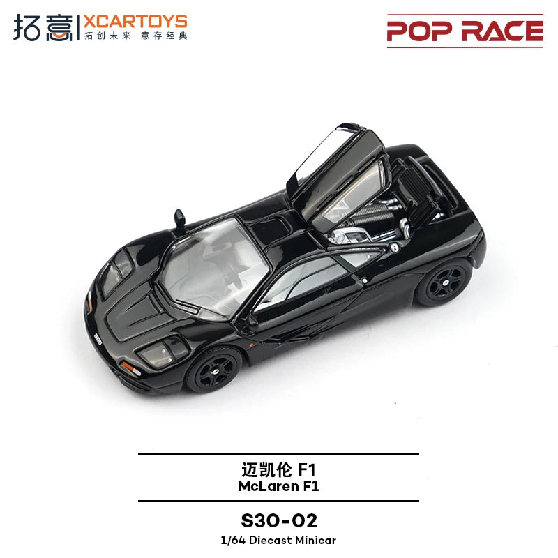 Pop Race XCARTOYS F1 1 64 Metal Plastic Parts S30 01 1:64 Diecast