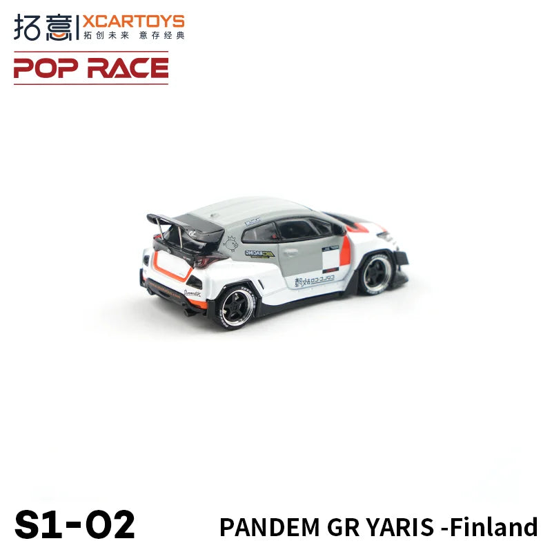 Pop Race XCARTOYS GR Yaris Custom Type 08 1 64 Metal 1:64 Diecast