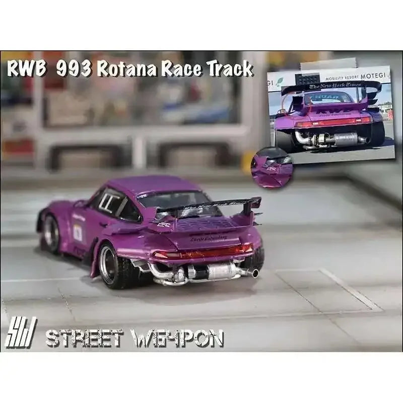 Porsche RWB 993 Rotana 997 Street Weapon 1:64 Diecast