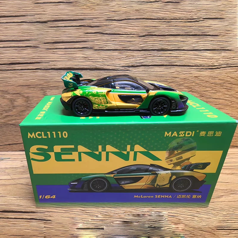 McLaren Senna GT-R White Hobby Masdi 1:64 Diecast