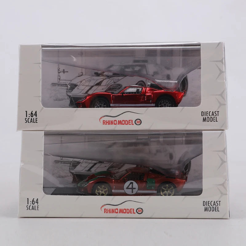 Rm 1 64 Gt40 Racing Openable Magnetic Engine 1:64 Diecast