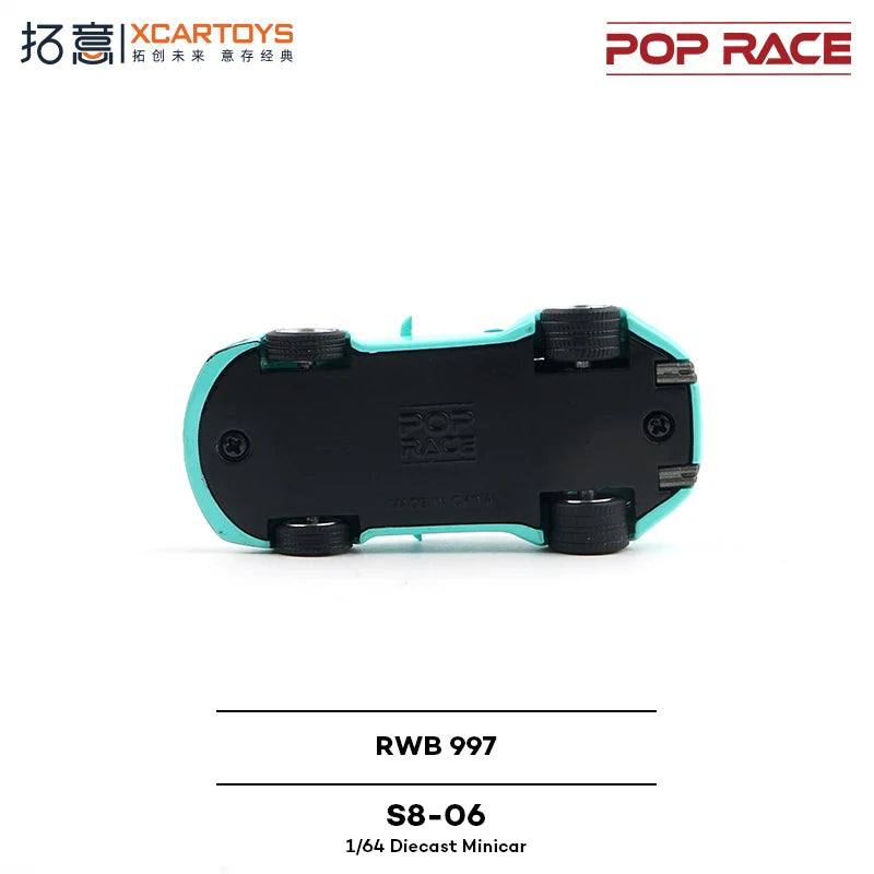 XCARTOYS Pop Race RWB 997 7 64 S8 1:64 Diecast
