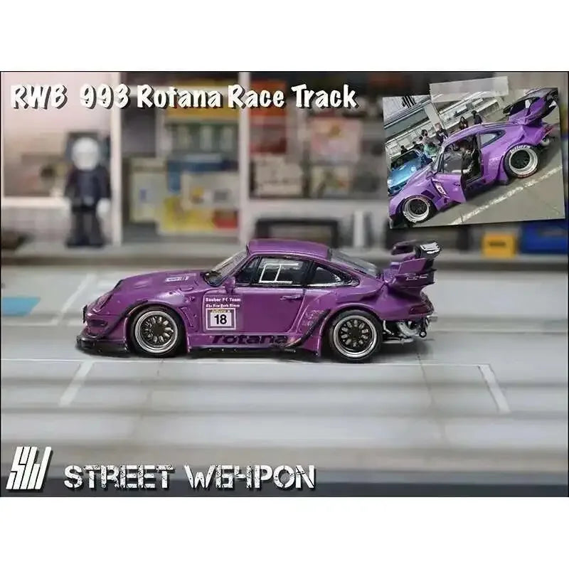 Porsche RWB 993 Rotana 997 Street Weapon 1:64 Diecast