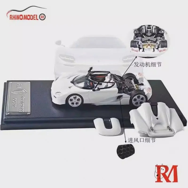 Ferrari 599XX Red Rhino Model 1:64 Diecast