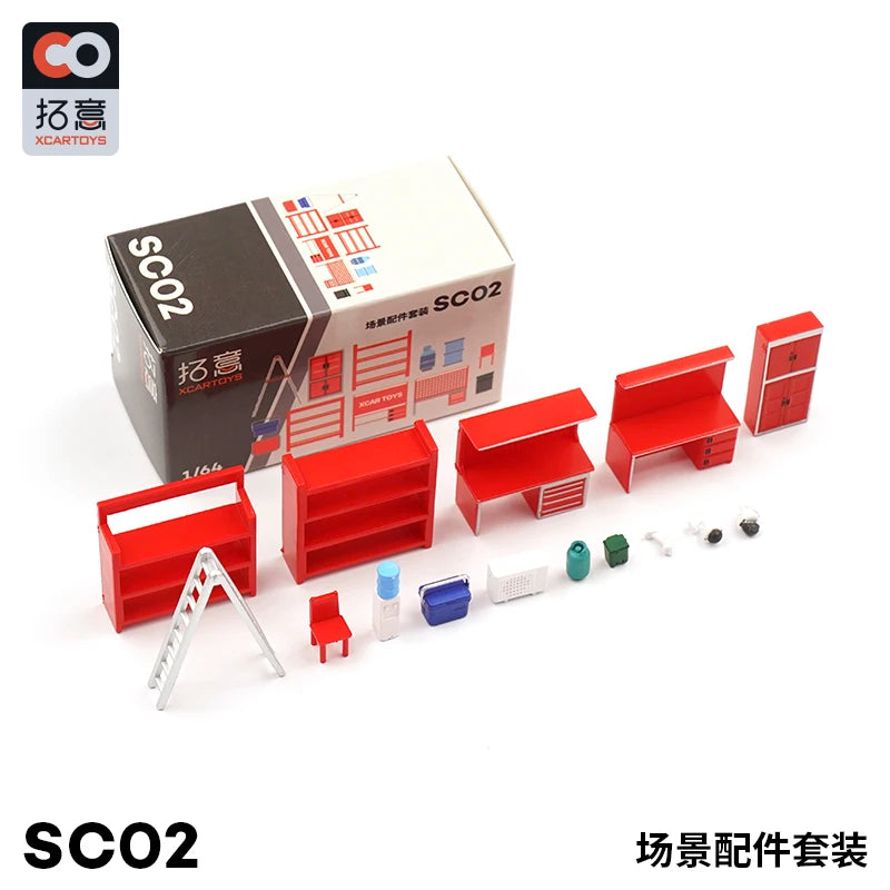 XCARTOYS Plastic Transportation Facilities Sc02 1 64 1:64 Diecast