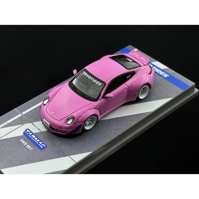 Tarmac Works Porsche TW RWB 997 Pink 1:64 Diecast