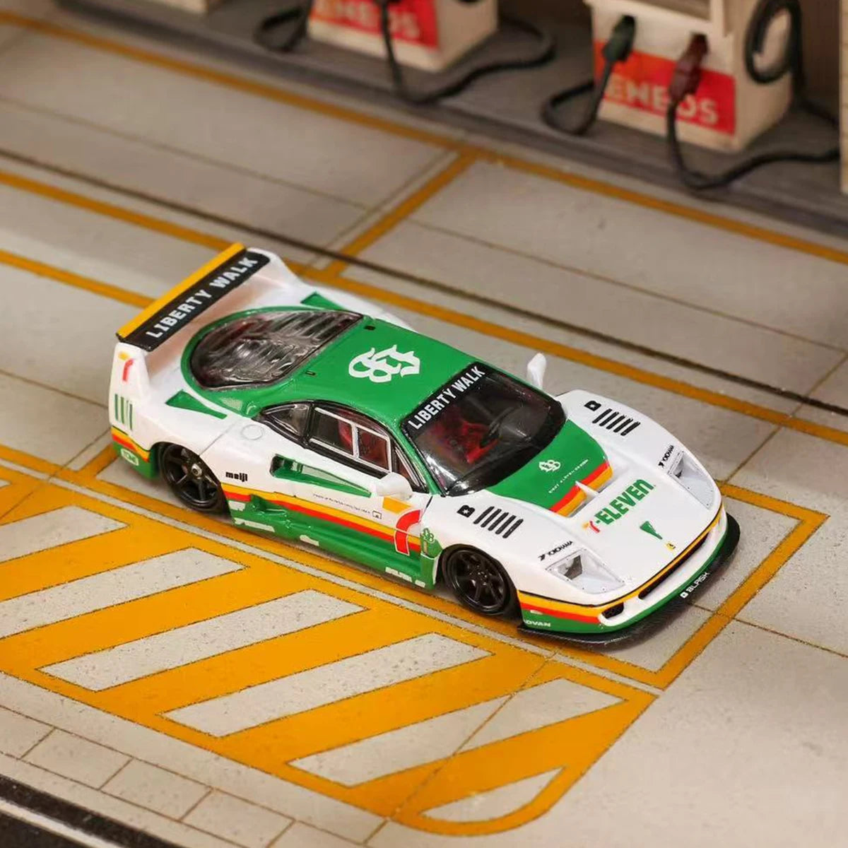Ghost Player Sw 1 64 Prancing Horse Lbwk F40 Diorama 1:64 Diecast