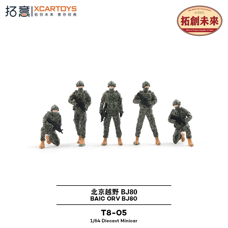 XCARTOYS Bj80 Orv with Figures 1 64 Metal Plastic Parts 1:64 Diecast